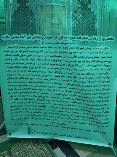 عکس امامزاده حمزه