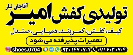 عکس تولیدی کفش امیر