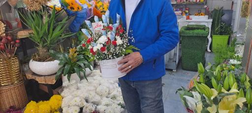 عکس گل فروشی بمب گل