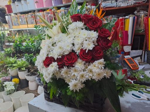 عکس گل فروشی بمب گل