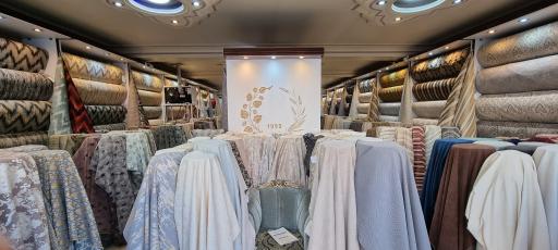 عکس نمایشگاه پارچه مبلی قائم