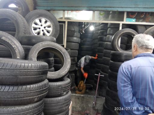 عکس لاستیک فروشی مقدم