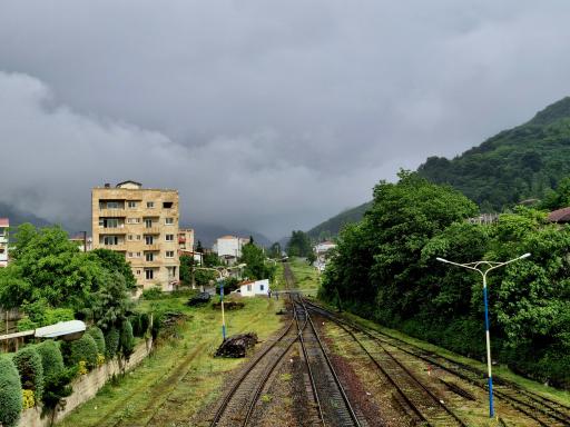 عکس ایستگاه راه آهن زیراب