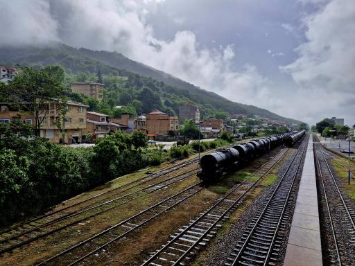 عکس ایستگاه راه آهن زیراب