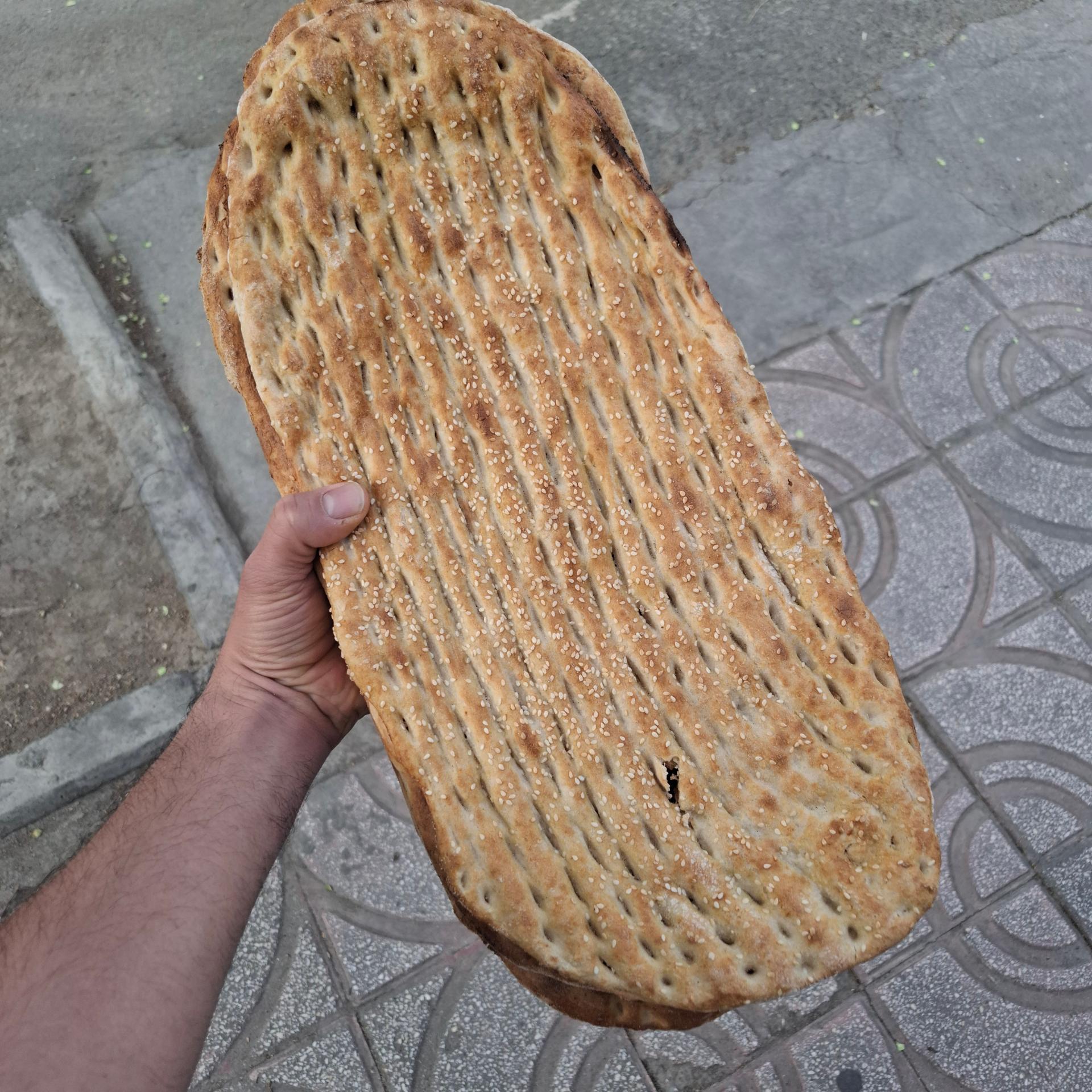 عکس نان بربری