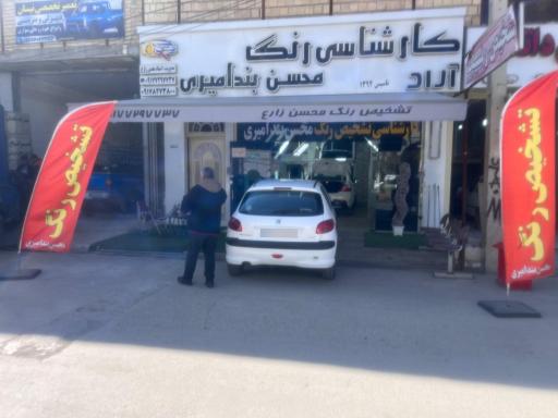 عکس کارشناسی رنگ محسن بندامیری