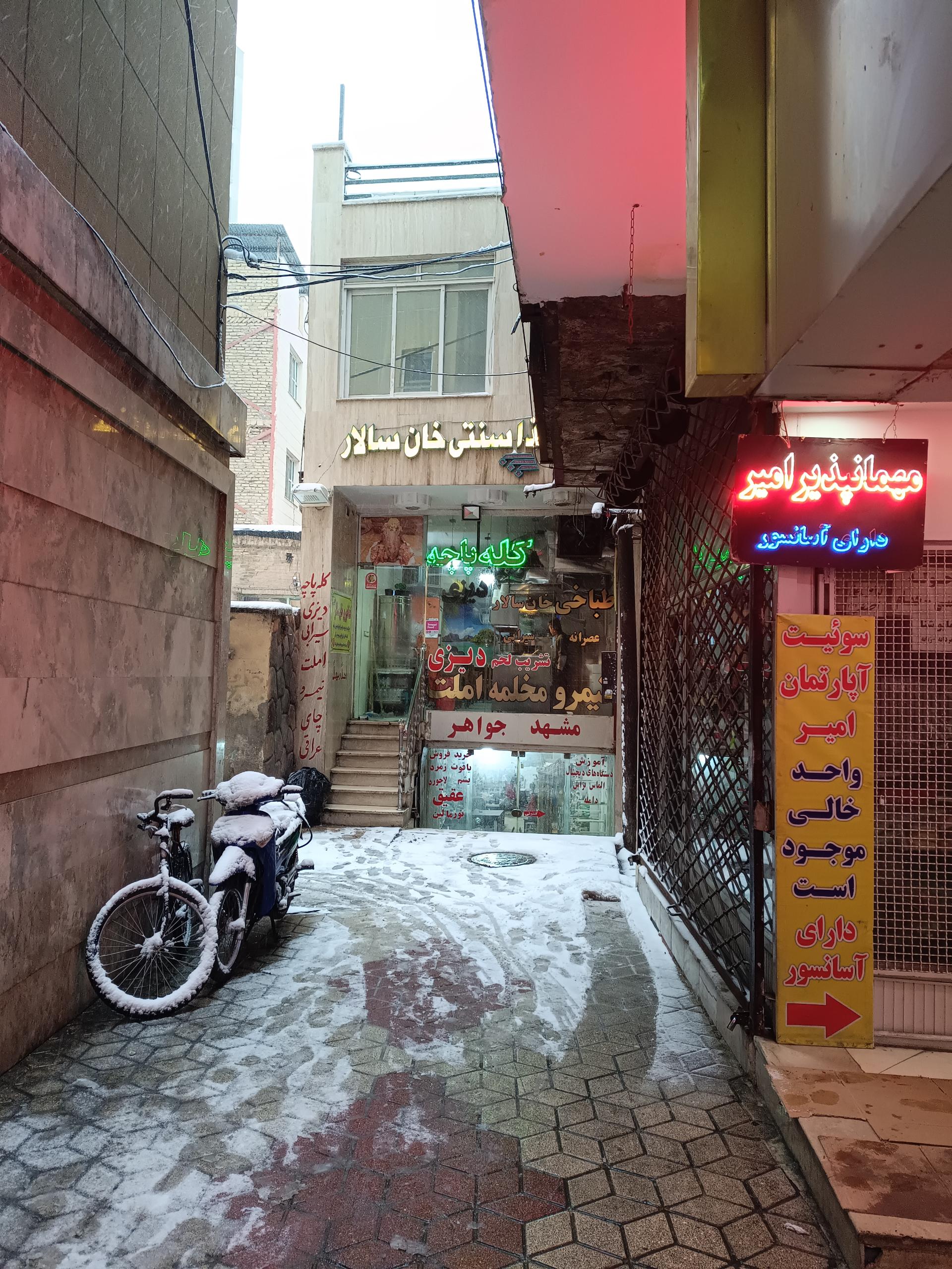 عکس دیزی و کله پاچه خان سالار 