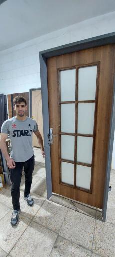 عکس درب چوبی مهرسو در