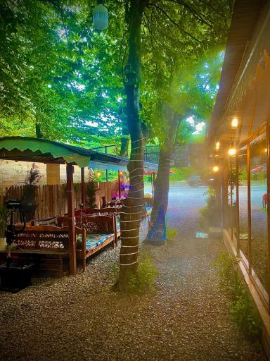 عکس کافه رستوران شب نشین