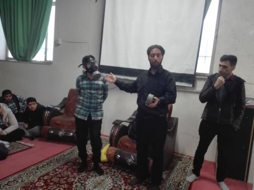 عکس واحد مقاومت بسیج دانش آموزی دبیرستان علویه