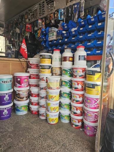 رنگ و ابزار خاک باز