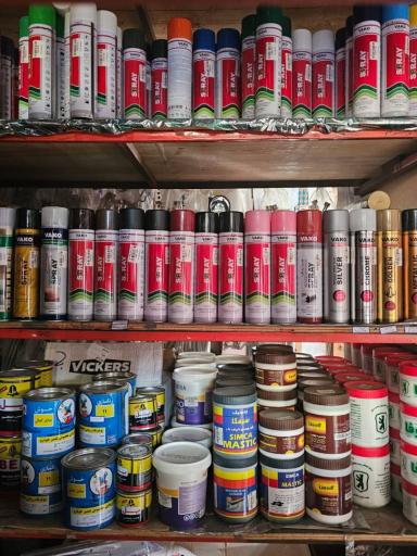 رنگ و ابزار خاک باز