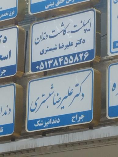 عکس دکتر علیرضا شبستری