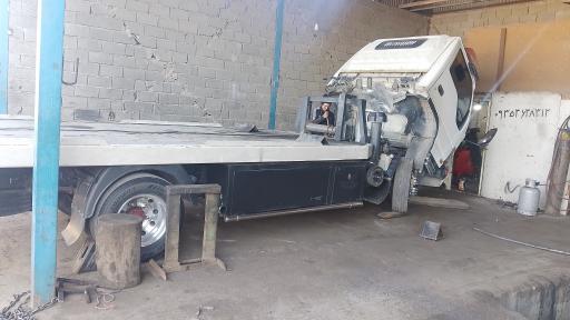 عکس جلوبندی ماشین نیمه سنگین رضا بابلی