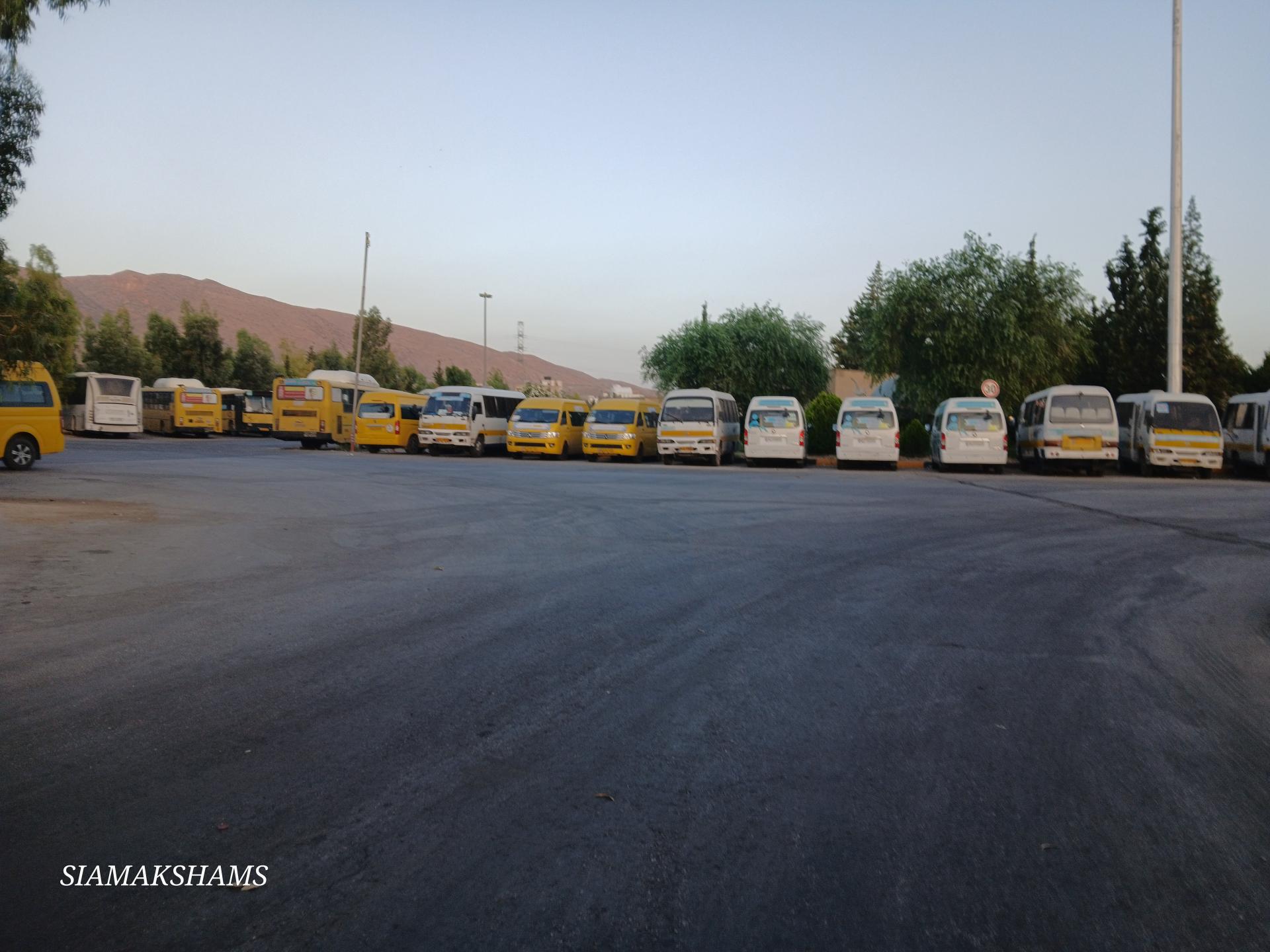 عکس پارکینگ سازمان اتوبوسرانی  والفجر