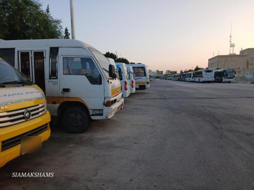 عکس پارکینگ سازمان اتوبوسرانی  والفجر