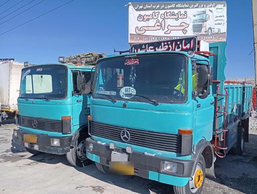 عکس نمایشگاه کامیون چراغی 