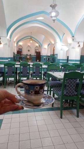 عکس حمام خان یزد و سفره خانه حمام خان