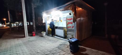 عکس دکه فلافلی کل حسین