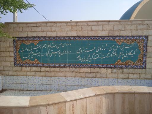 عکس آرامگاه دکتر قیصر امین‌پور