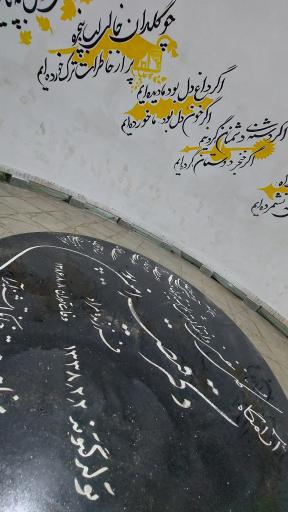 عکس آرامگاه دکتر قیصر امین‌پور