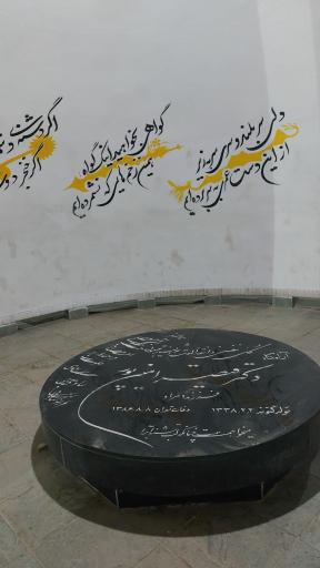 عکس آرامگاه دکتر قیصر امین‌پور