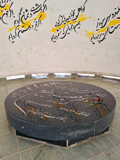 عکس آرامگاه دکتر قیصر امین‌پور