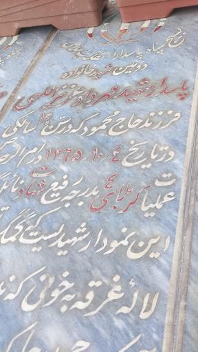 عکس مزار شهیدان مهرداد و مسعود عزیزالهی