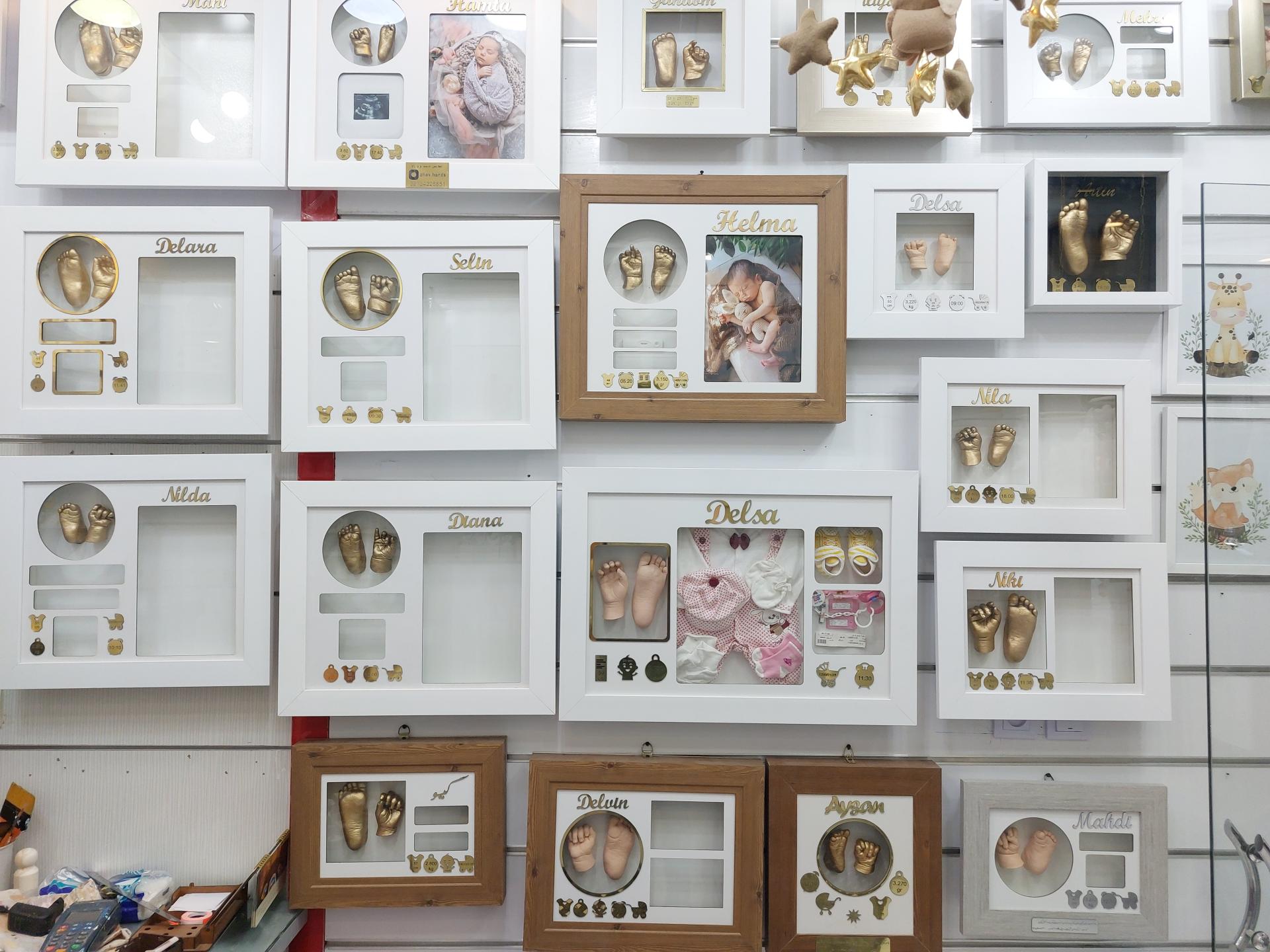 عکس تندیس دست و پاس نوزاد ژاو