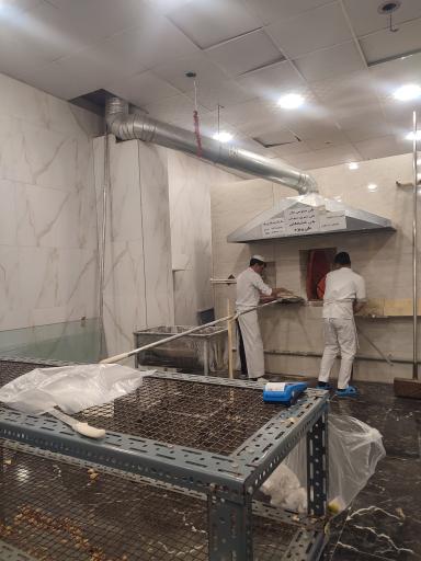 عکس نانوایی سنگک