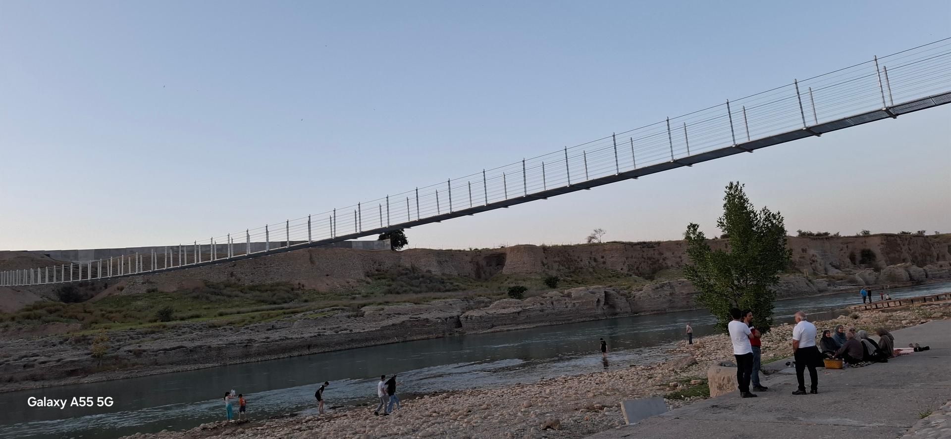 عکس پل معلق علی کله دزفول