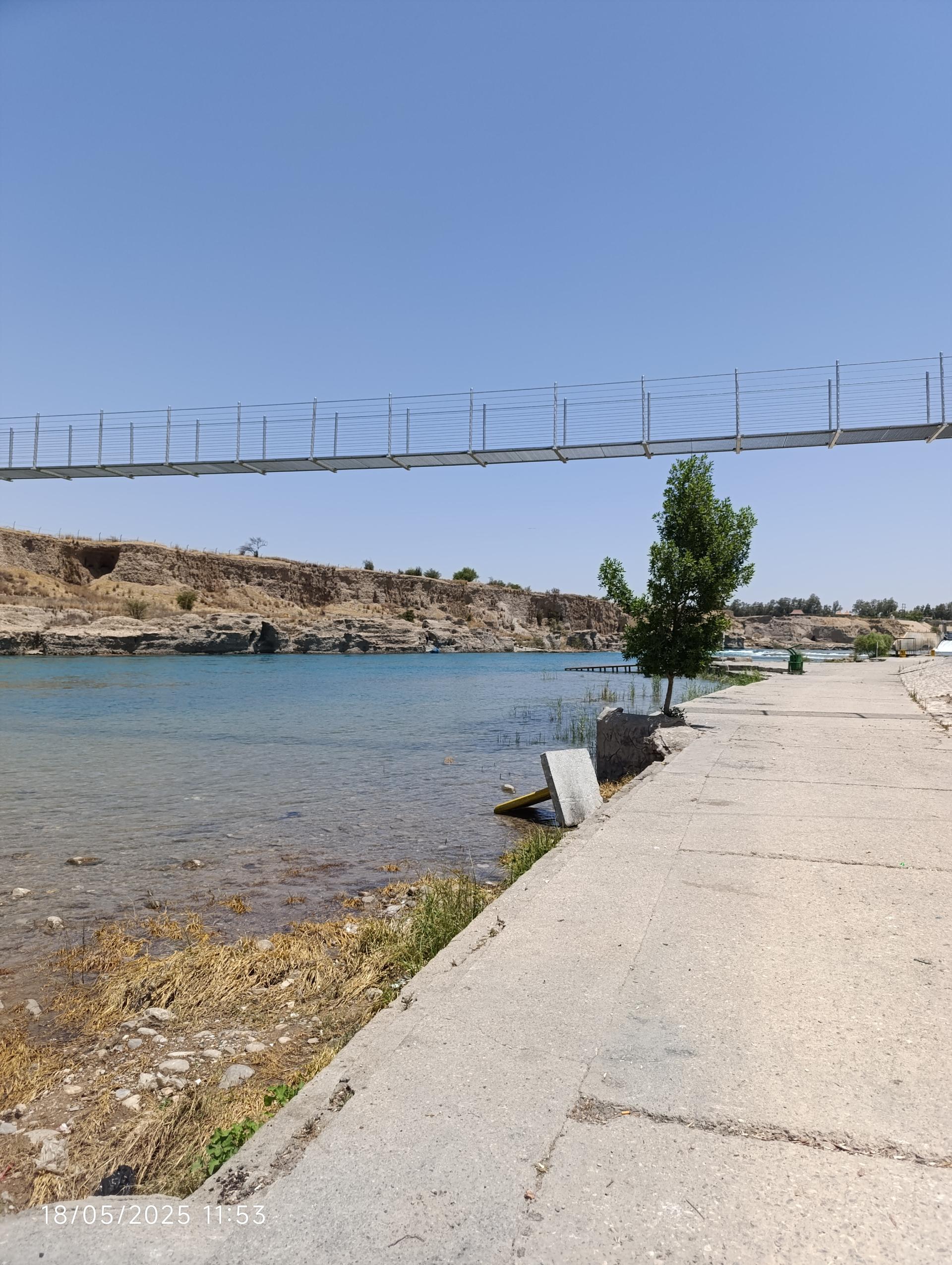 عکس پل معلق علی کله دزفول
