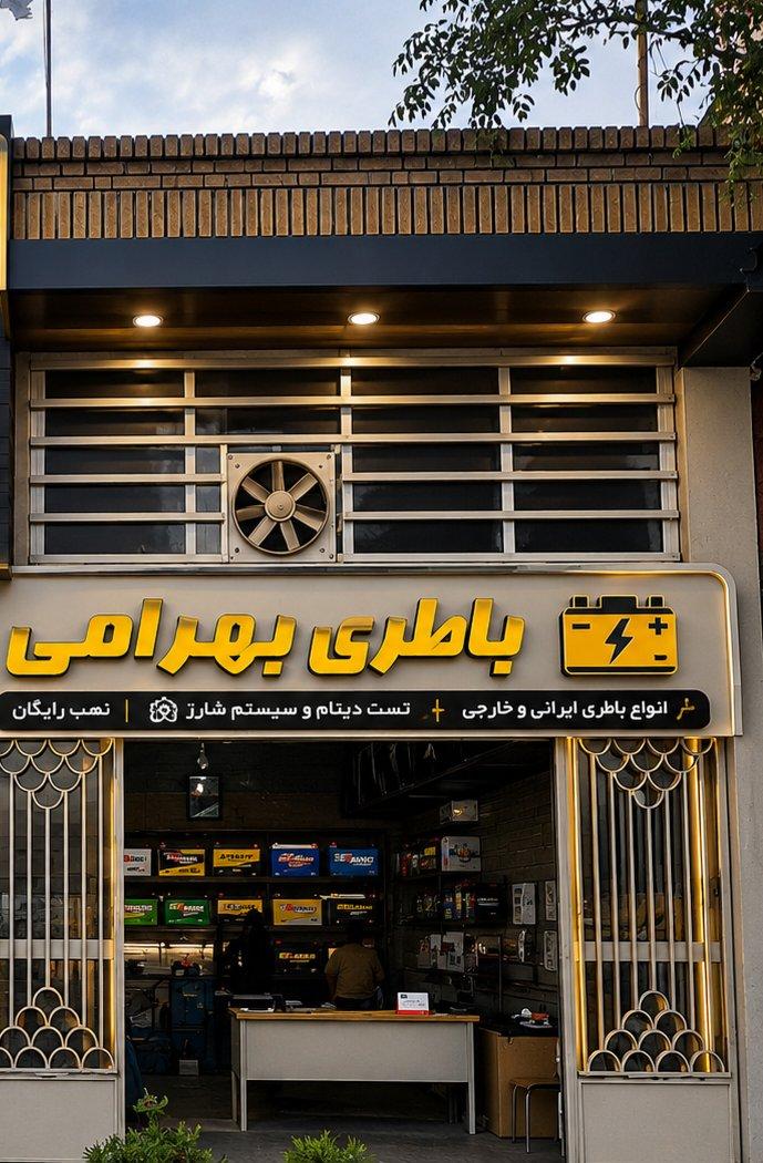 عکس باطری فروشی بهرامی