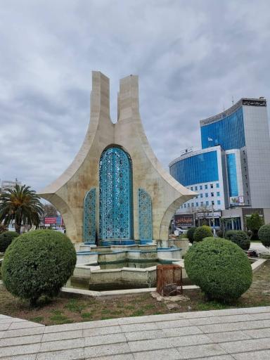 عکس فضای سبز میدان امام