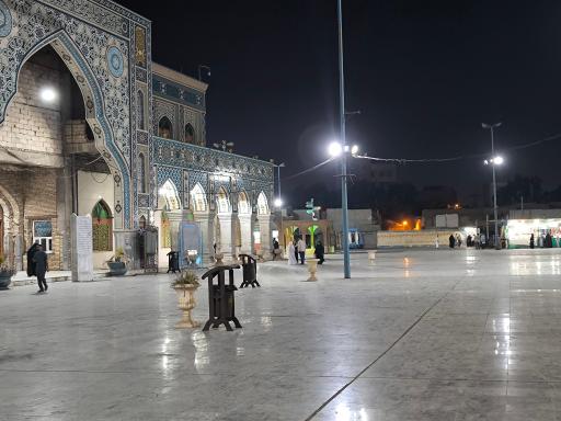 عکس قبه و گنبد آبی حضرت علی بن مهزیار اهــوازی(رضوان الله)