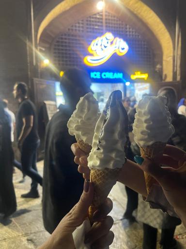 عکس بستنی عالی قاپو