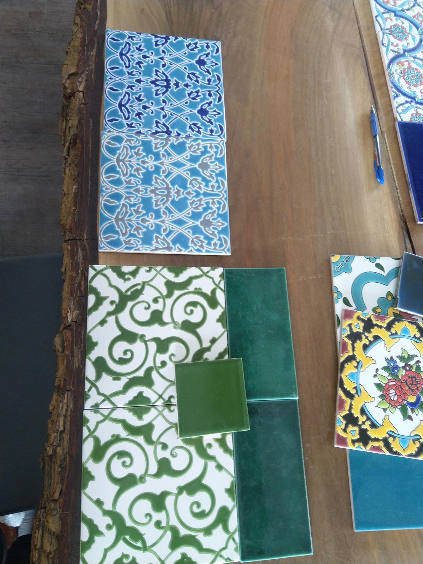 عکس کاشی سنتی نیستان 