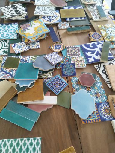 عکس کاشی سنتی نیستان 