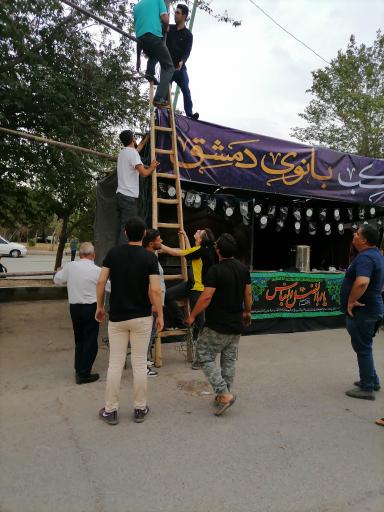 عکس موکب بانوی دمشق 