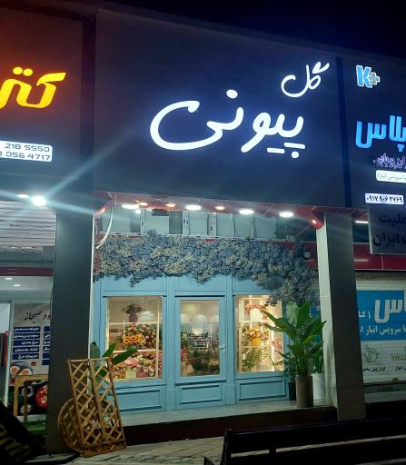 عکس گل فروشی پیونی