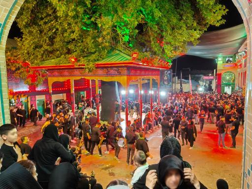 عکس حسینیه محله درویش