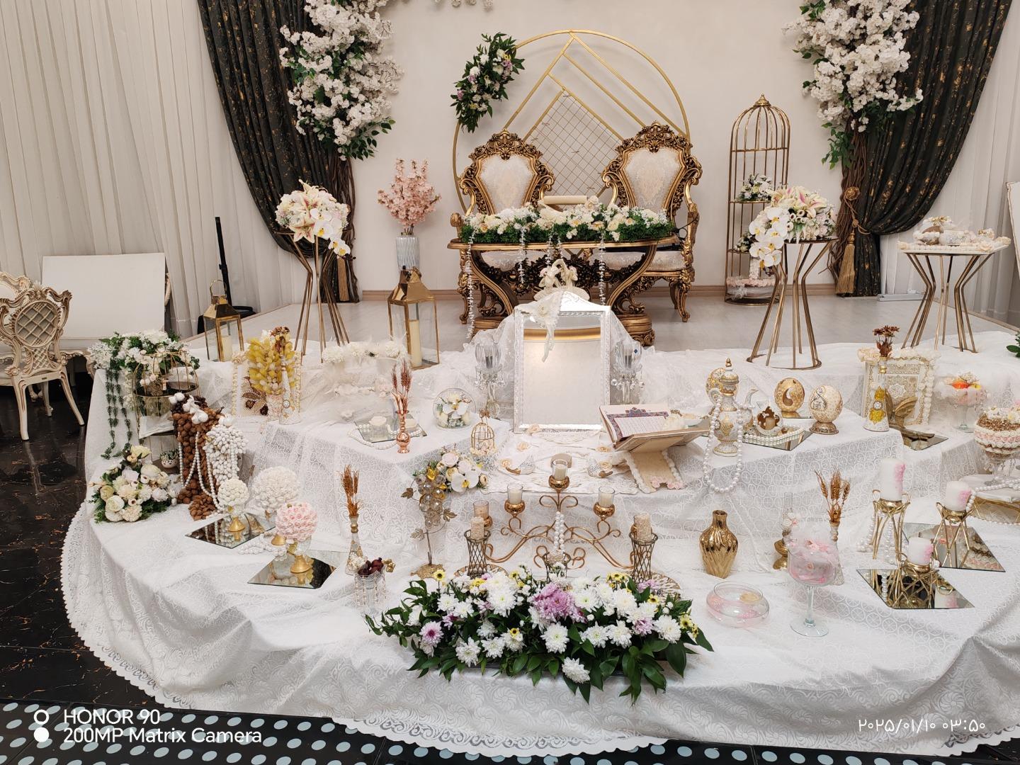 عکس تالار پذیرایی رز سفید 