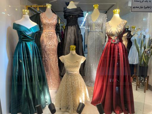 عکس لباس مجلسی ترمه 