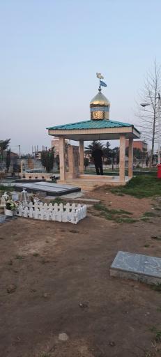 عکس مزار طلبه شهید احمدعلی تقی زاده