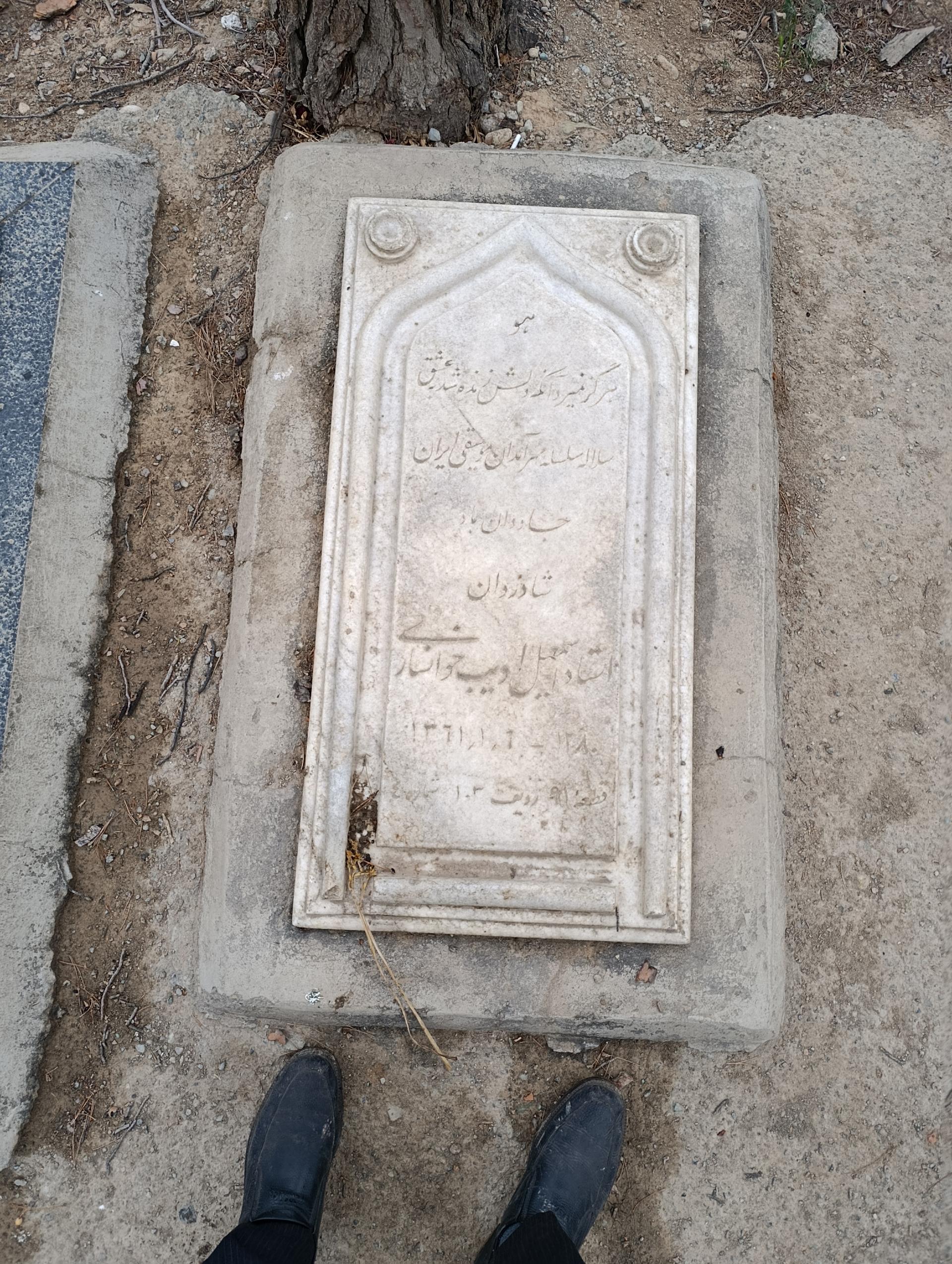 عکس آرامگاه ادیب خوانساری