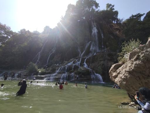 عکس آبشار دوم بیشه