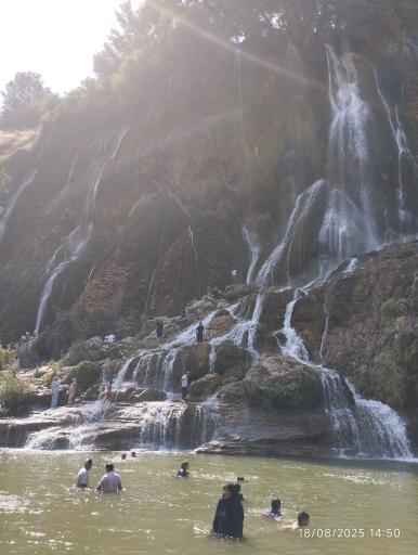 عکس آبشار دوم بیشه