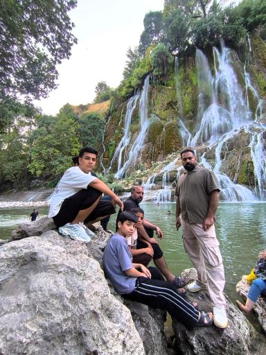 عکس آبشار دوم بیشه