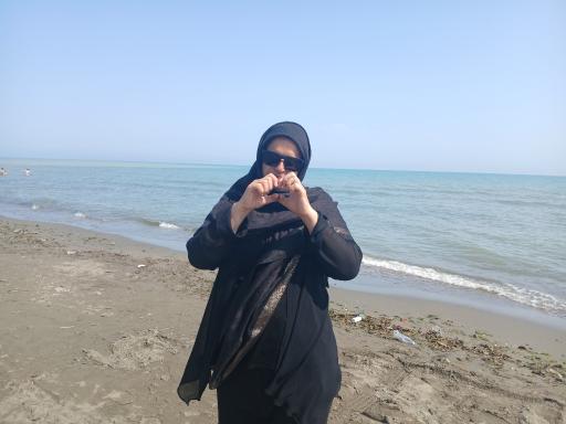 عکس ساحل خط ۹ چالوس
