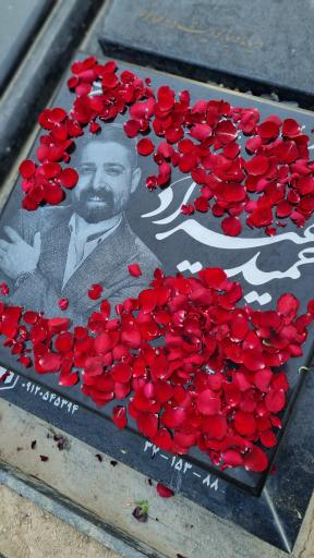 عکس مزار حمید هیراد